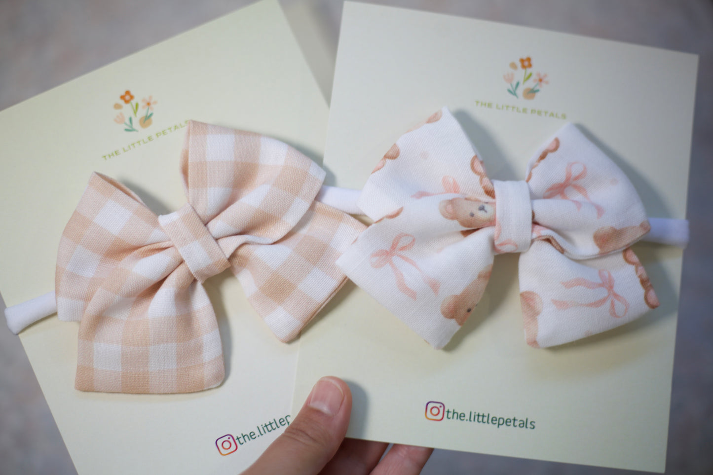 Bow Trio – Bahama Linen