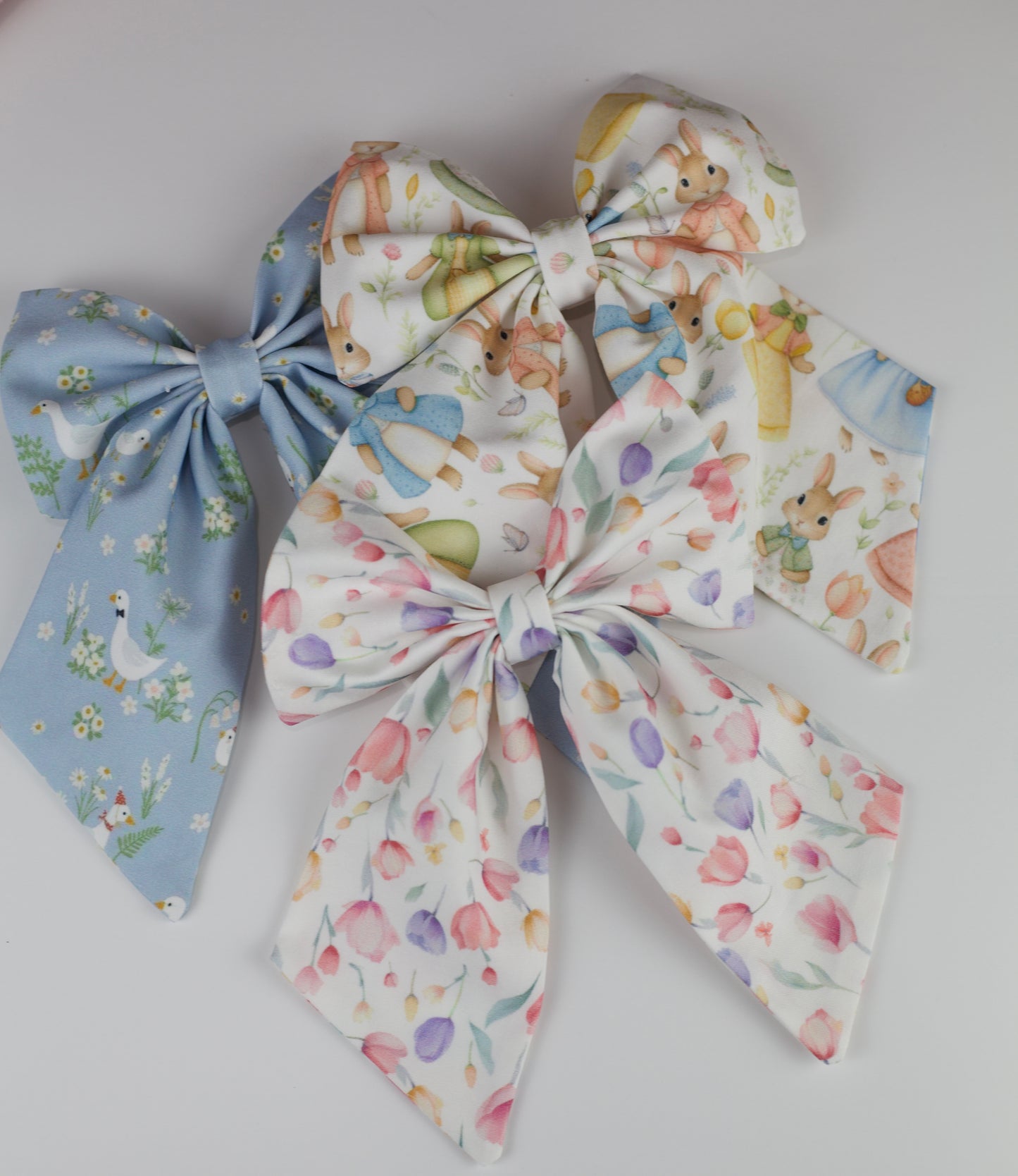 Duck Print Fabel Hair Bow π¦π