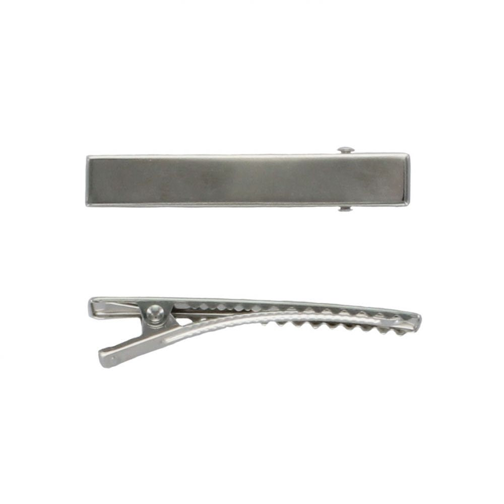 Hand Embroidered Snowflake Hair Bow