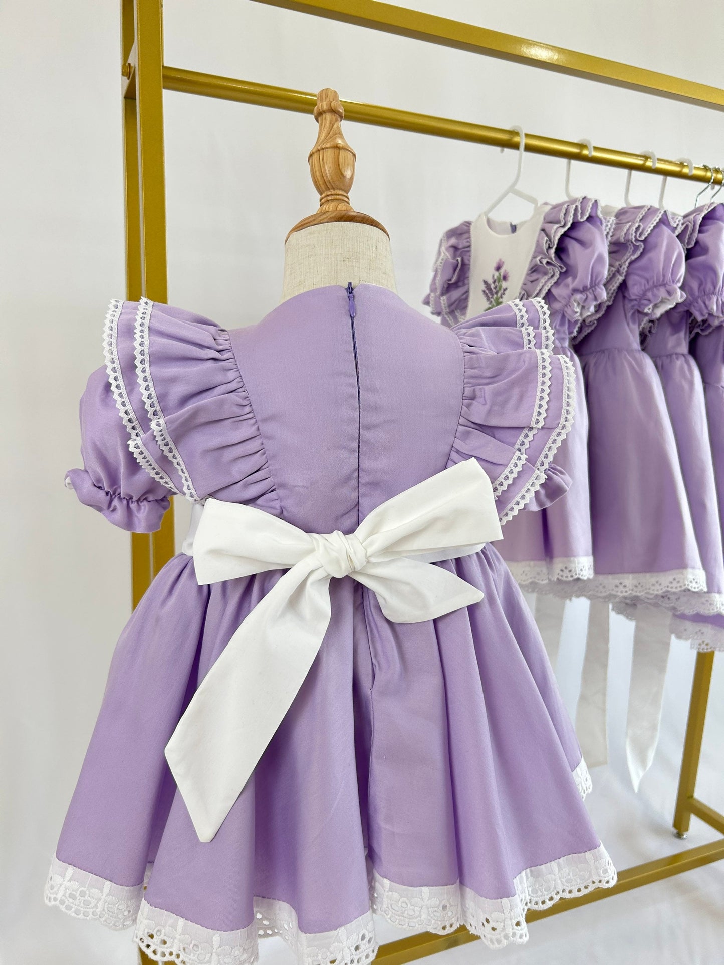 Lavender Ruffle Dress