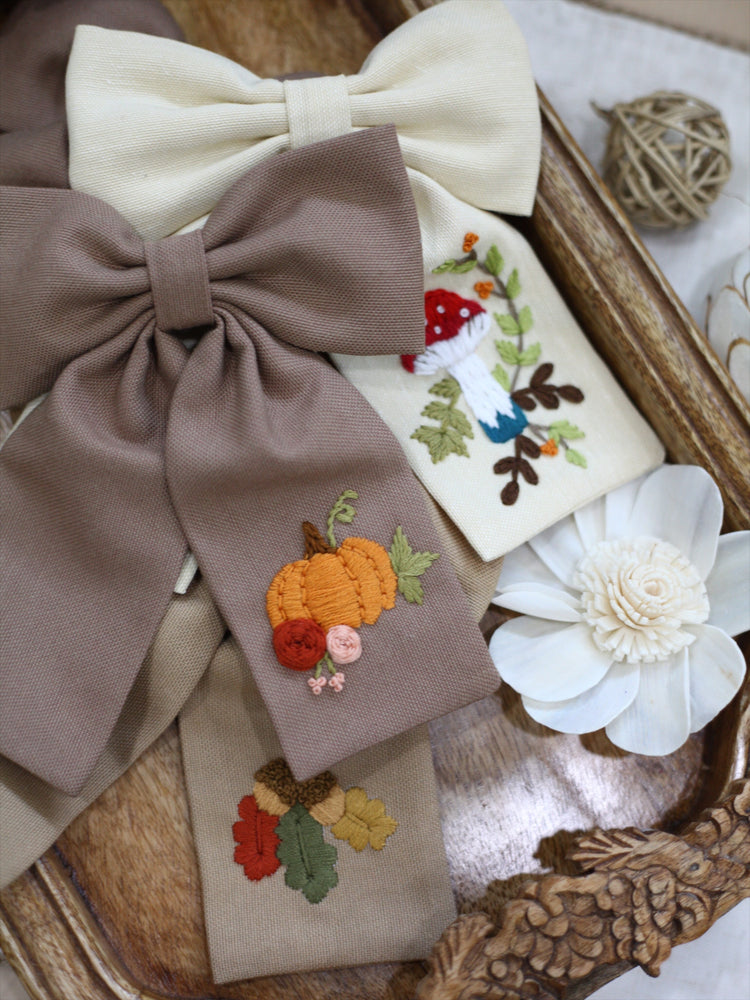 Autumn Hair Bows