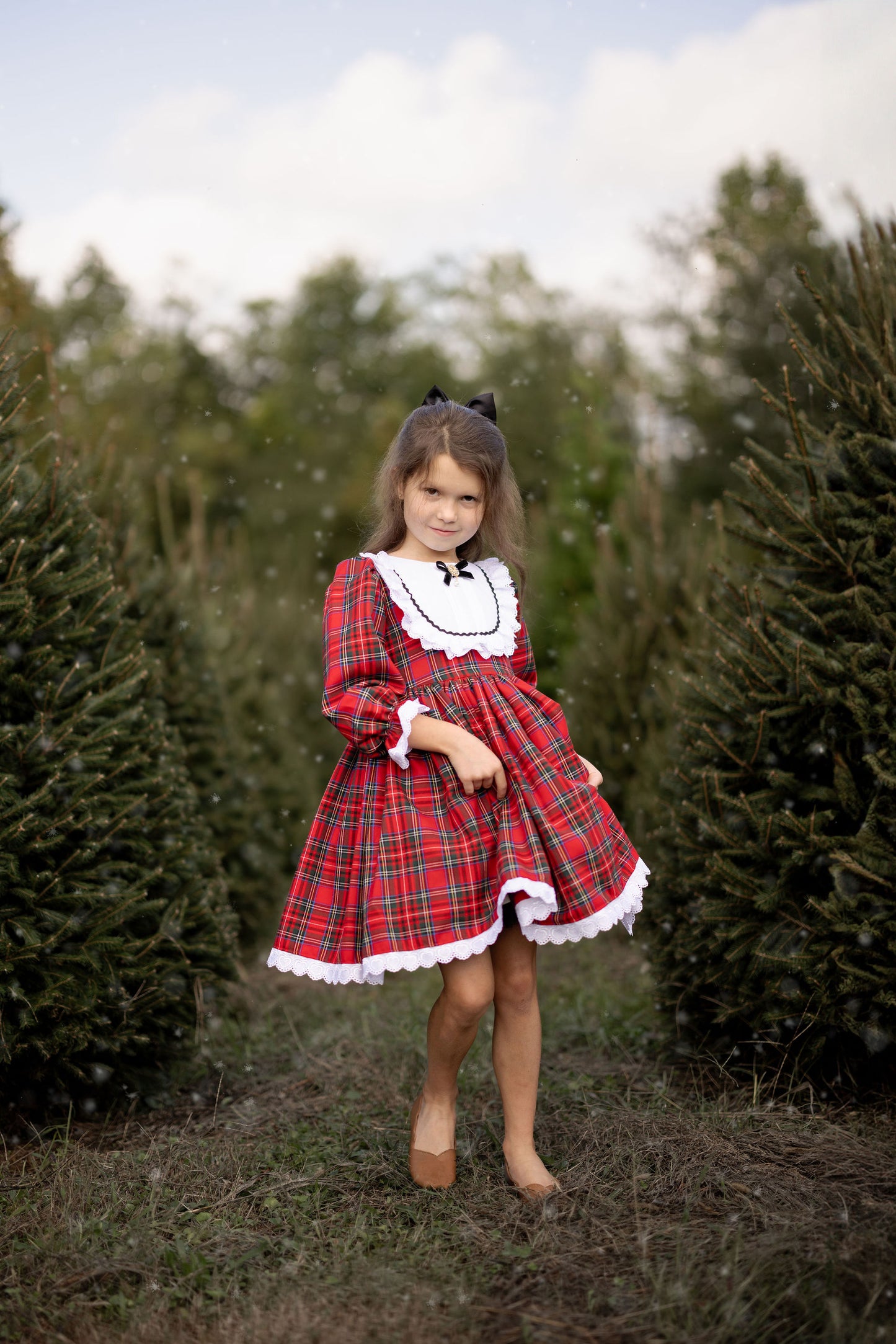 (Pre-Order)Vintage Charm Holiday Dress