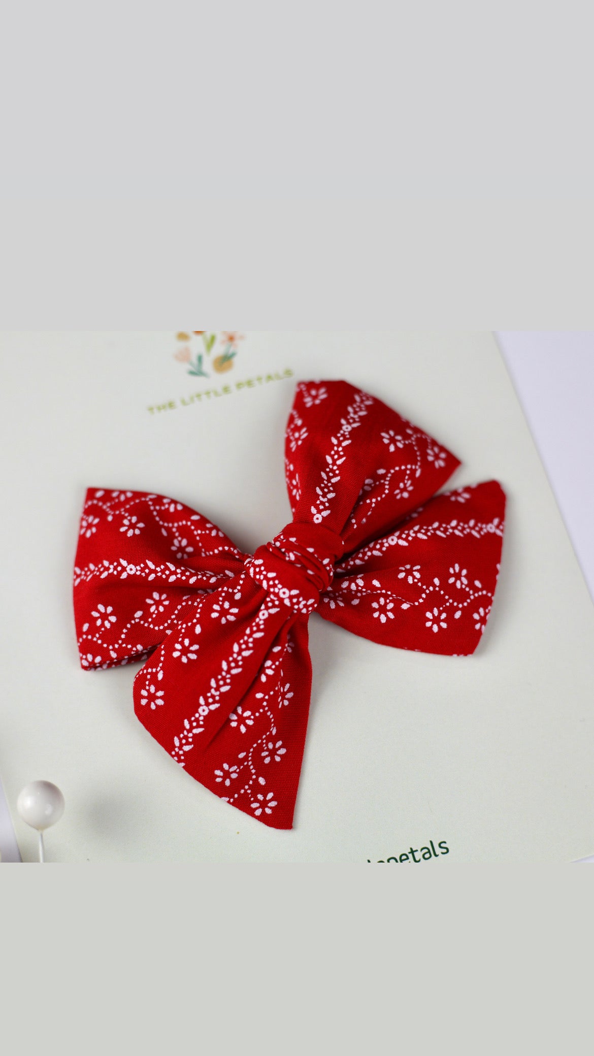 christmas hair bow