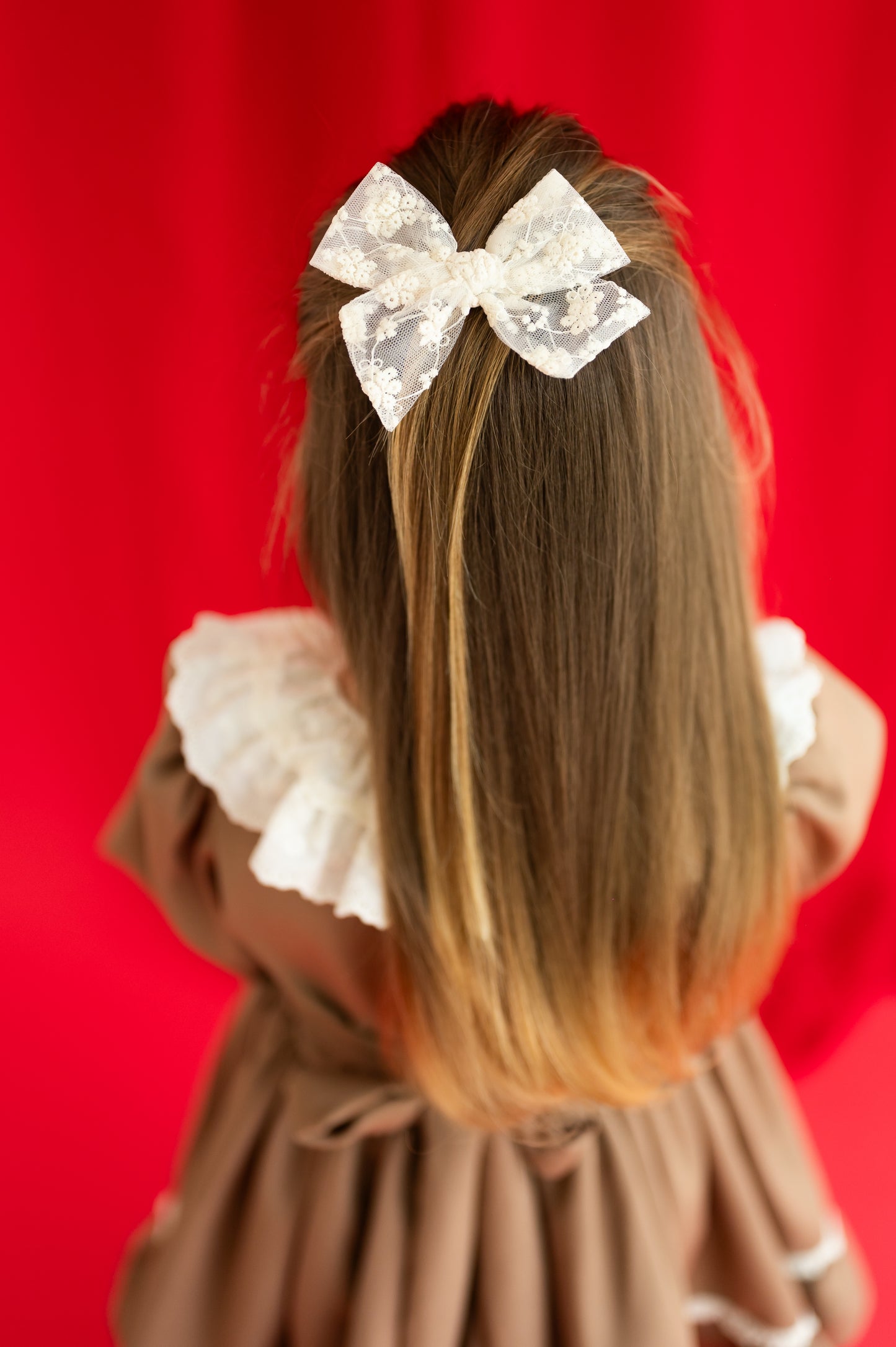 christmas hair bow