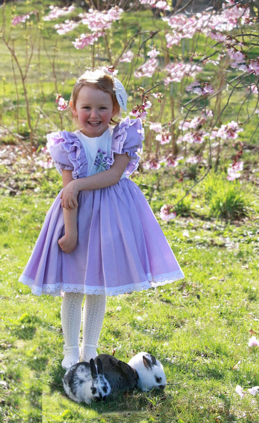 Lavender Ruffle Dress