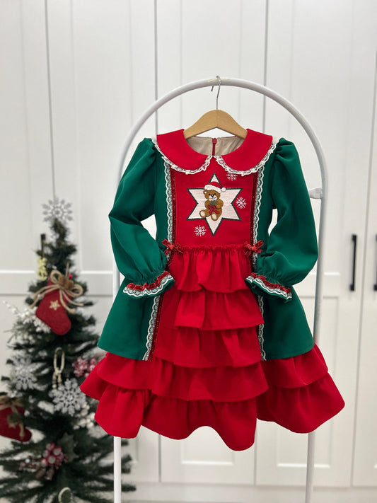 (Pre-Order) Holiday Teddy Delight Dress