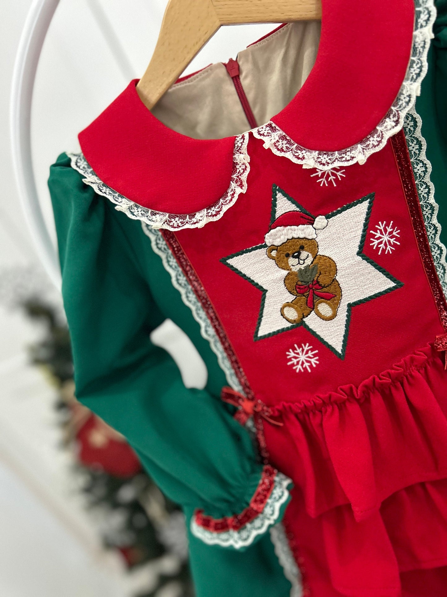 (Pre-Order) Holiday Teddy Delight Dress