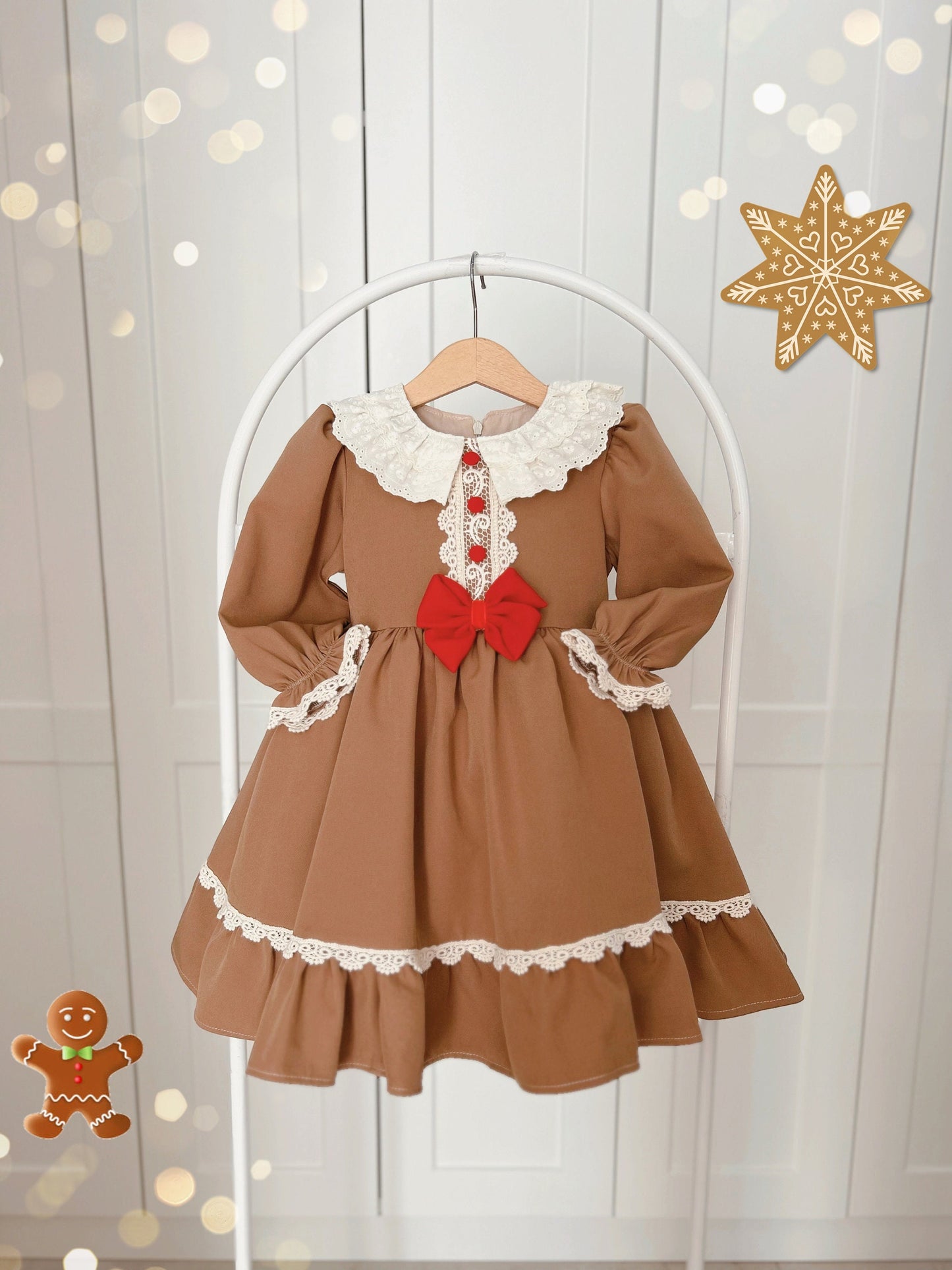 (Pre-Order) Gingerbread Dreams Dress