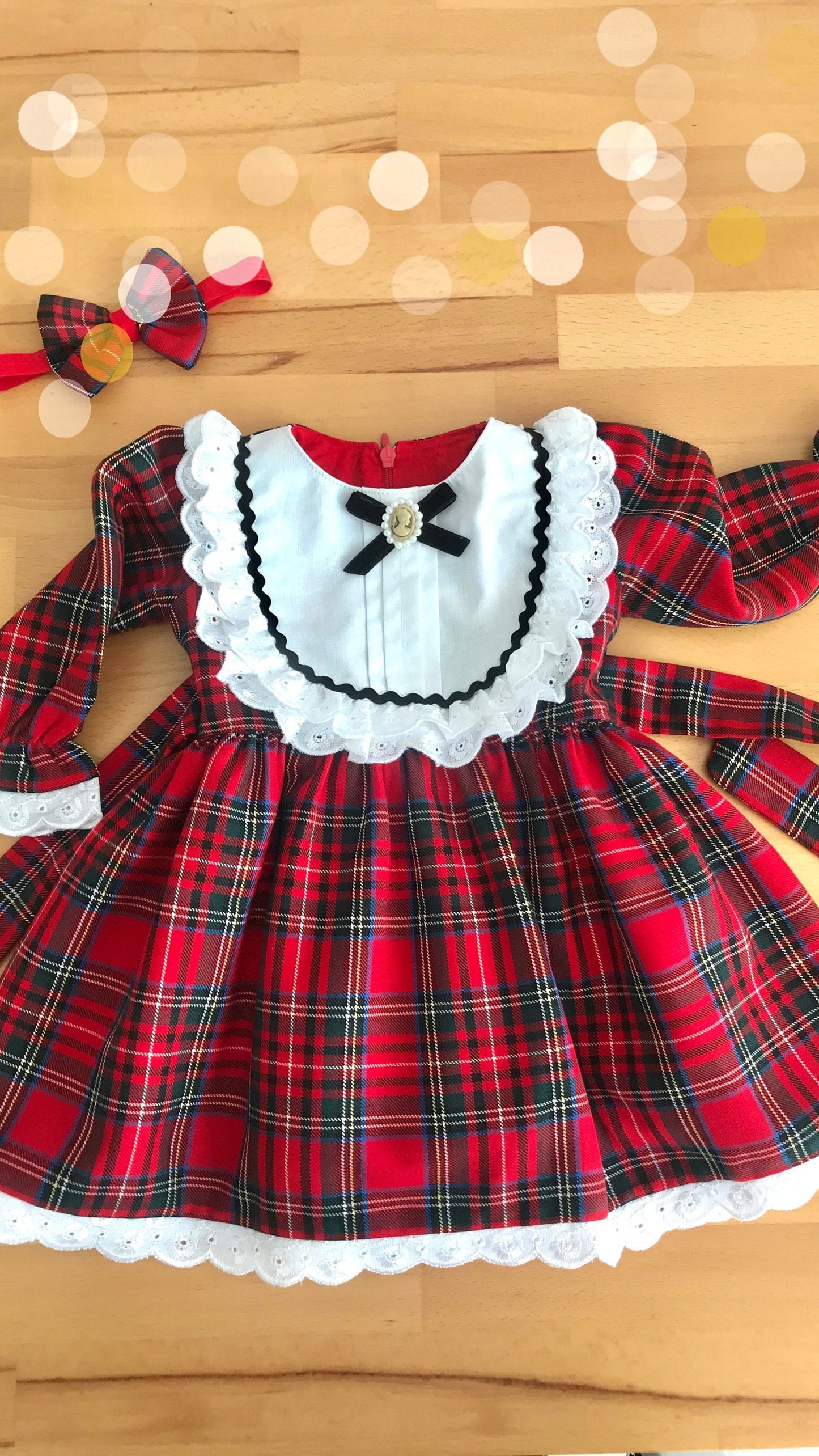 (Pre-Order)Vintage Charm Holiday Dress