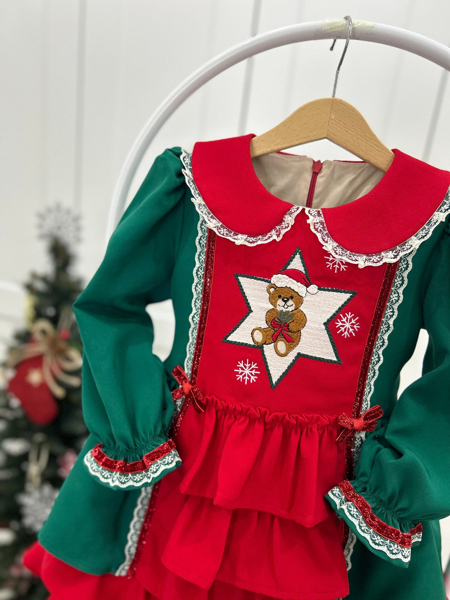 (Pre-Order) Holiday Teddy Delight Dress